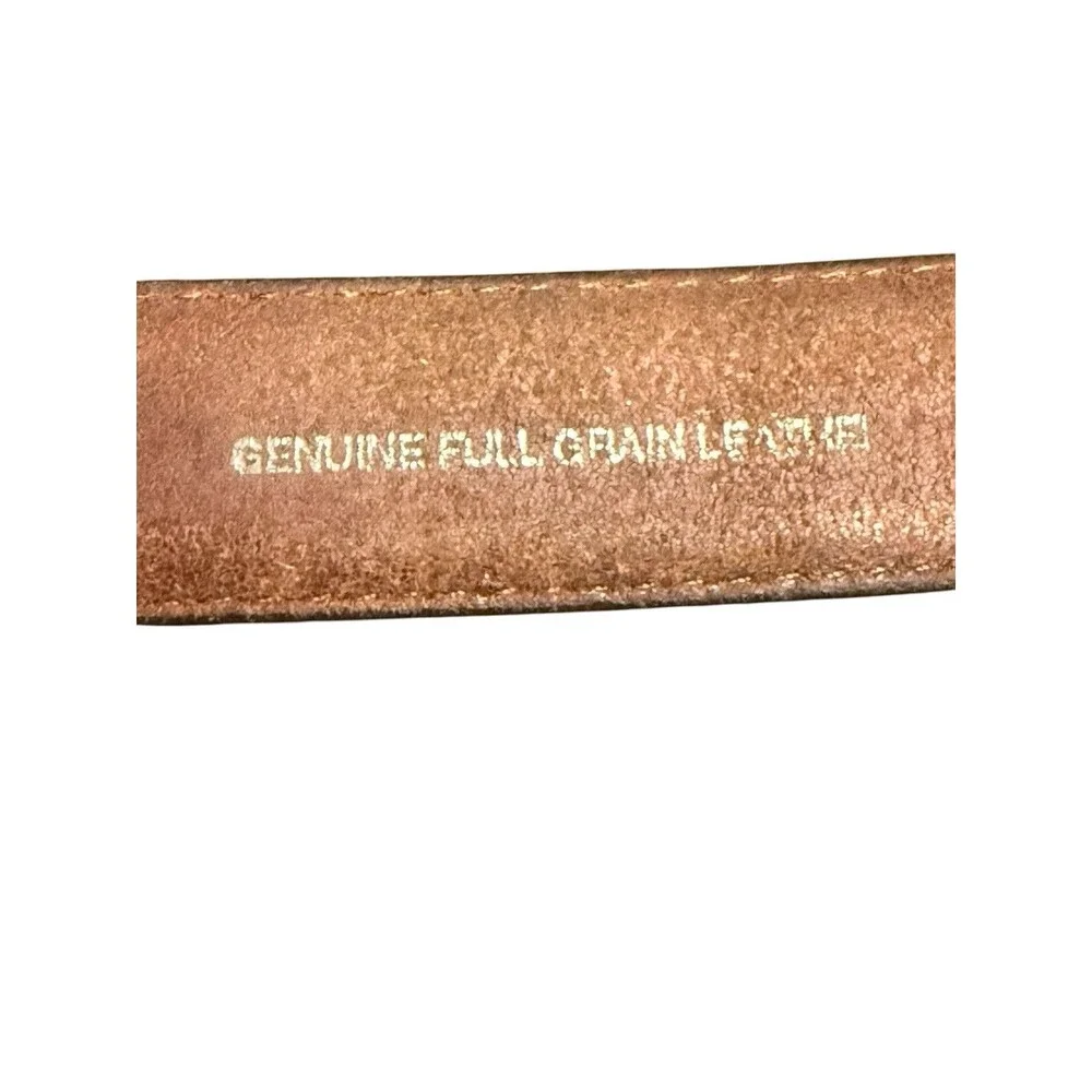 Red Wing Irish Setter Men's Brown Leather Belt Brass Buckle 46